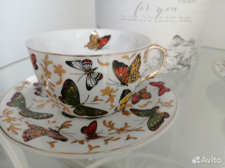 Чашка с блюдцем