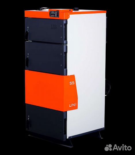 Котел твердотопливный полуавтоматический Uni Tis