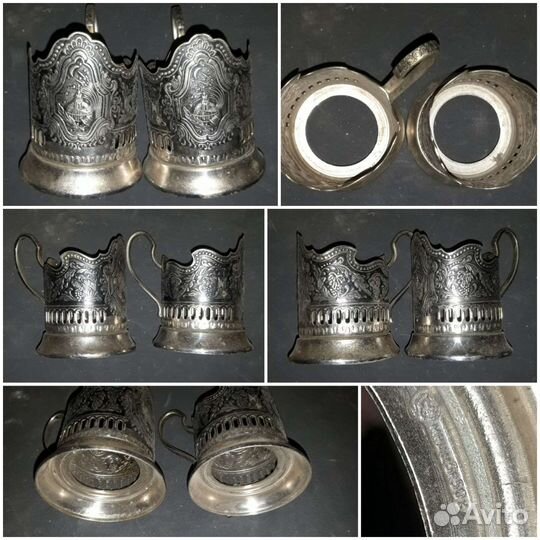 Сахарница, подстаканики,вазы и т. д. мнц