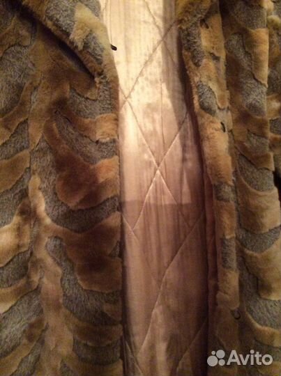 Шуба из искусственного меха, б/у