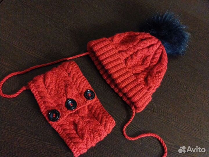 Шапка, шарф, варежки