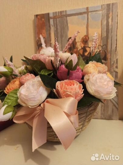 Букет цветов из мыла