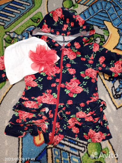 Вещи пакетом на девочку 74 80