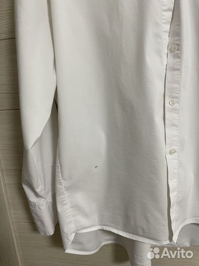 Рубашка белая оверсайз