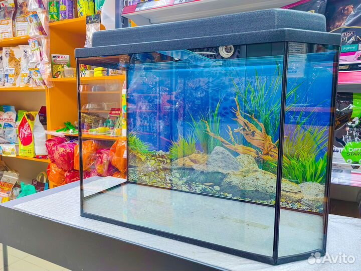 Аквариум 100 литров с крышкой