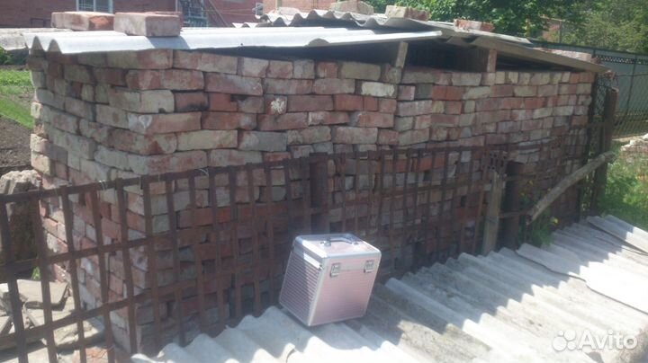 Коллекционный ретро бу красный кирпич с.Успенское