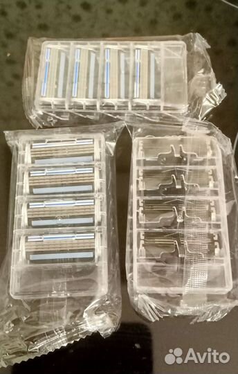 Лезвия кассеты gilette mach3 fusion 4шт/упак