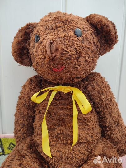 Трогательный плюшевый мишка из СССР 60 см