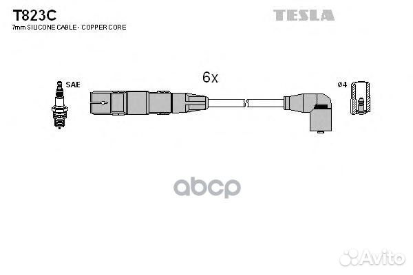 Провода зажигания T823C tesla