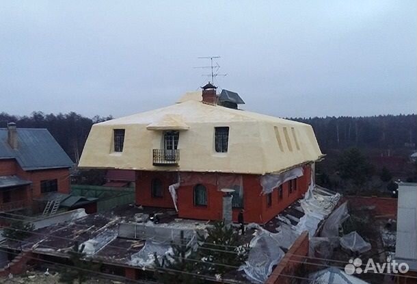 Утепление пенополиуретаном потолка дома