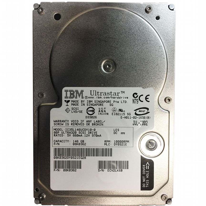 [IC35L146UCDY10-0] Жесткий Диск Hitachi 146,8gb Ic35l146ucdy10-0