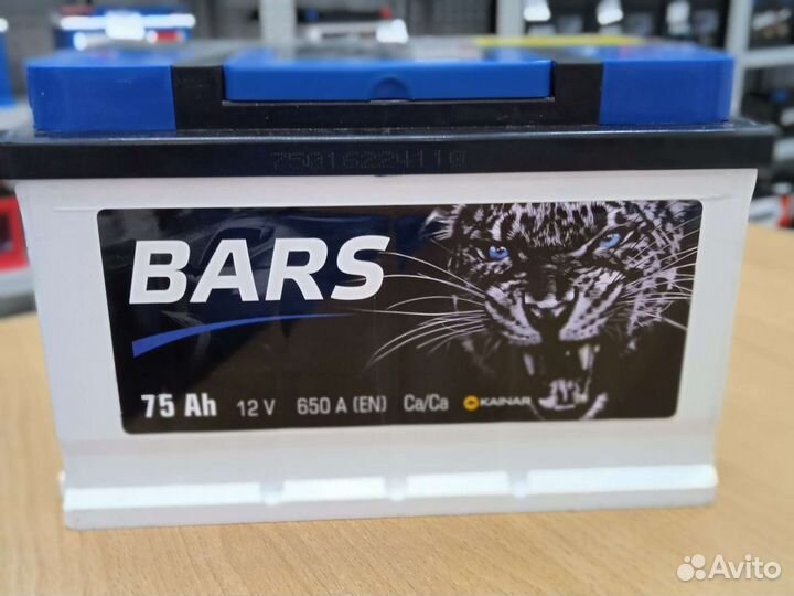 Авто Аккумулятор bars 75ah Продажа. Доставка