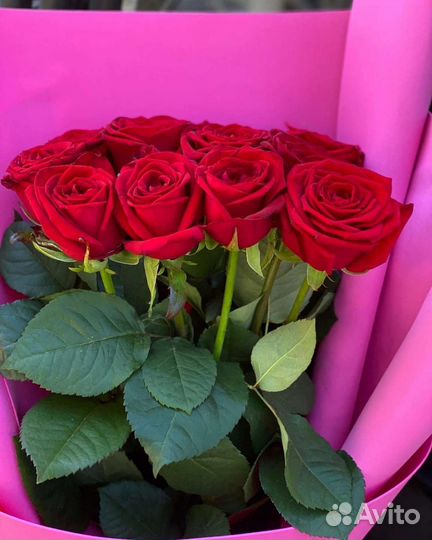 Цветы розы букет