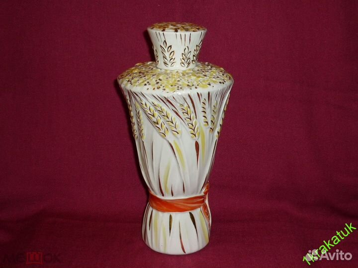 Графин, штоф сноп, колосья. лфз. редкость