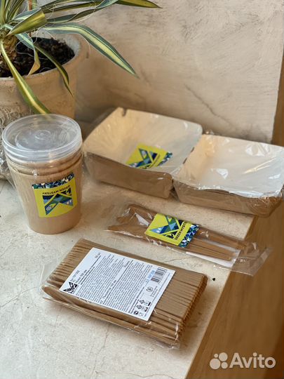 Одноразовая посуда эко