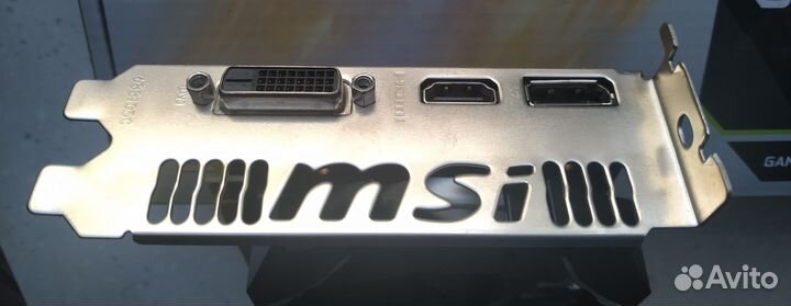 Видеокарта MSI GTX 1050Ti