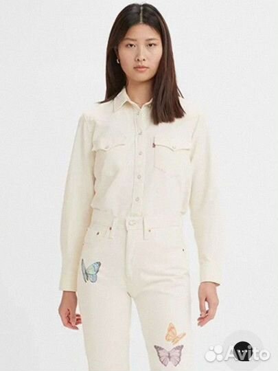 Джинсовая рубашка levis ultimate western