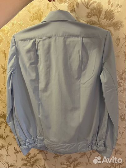 Рубашка серо-голубого цвета полиция