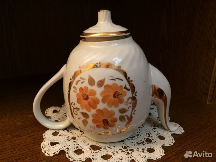 Чайник Фарфор Винтаж СССР