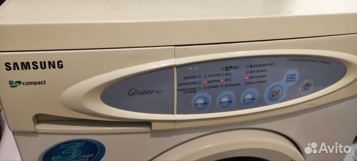Стиральная машина Samsung fuzzy s821