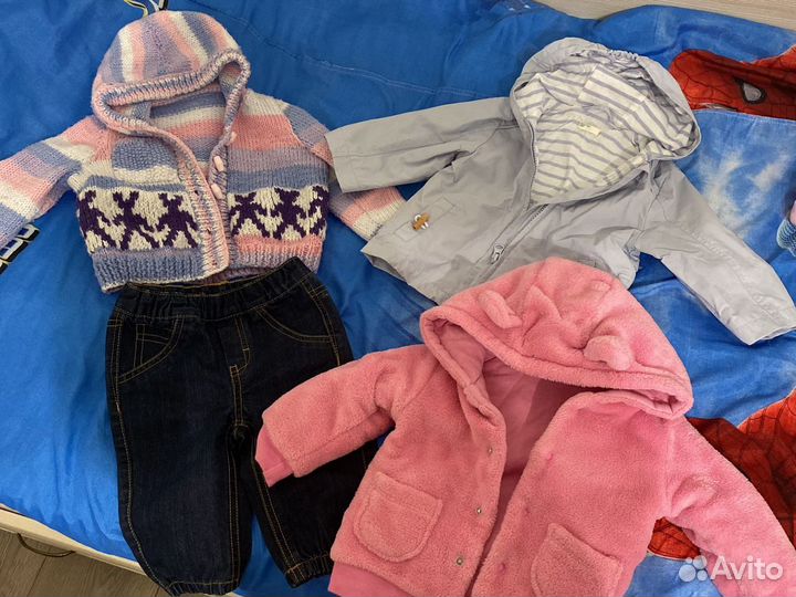Пакет одежды на девочку 6-12 месяцев