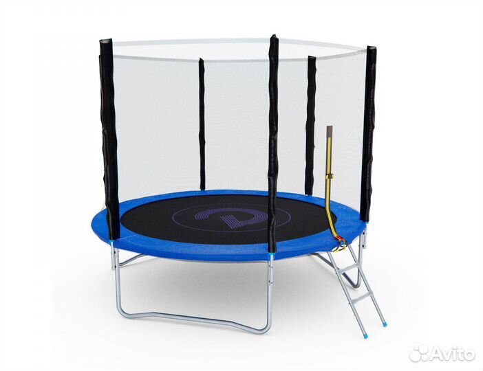Батут 2,44 м с сеткой и лестницей новый в наличии
