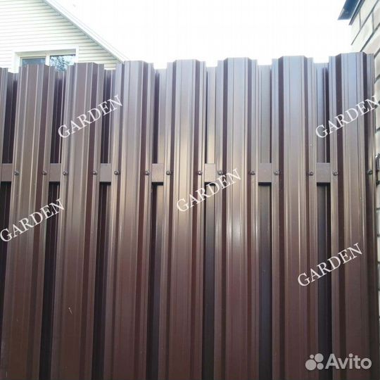 Забор из евроштакетника. Заборы. Ограждения