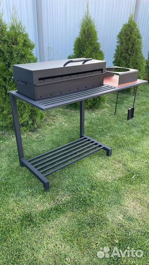 Мангал в стиле лофт