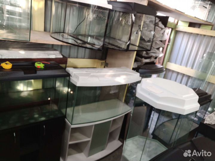 Аквариум 120 л. С выгнутым стеклом