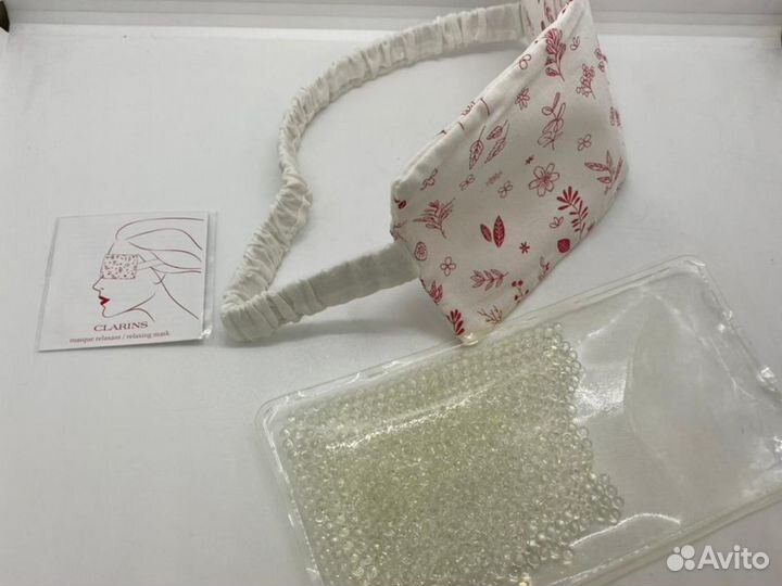 Clarins маска д/глаз с вкладышем - роллер д/лица