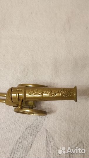 Пушка декоративная, настольная, цвет золото