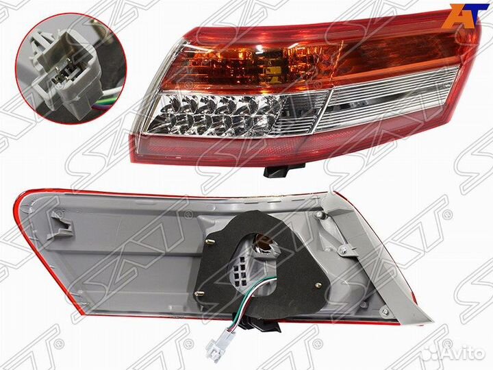 Фонарь задний toyota camry диодный