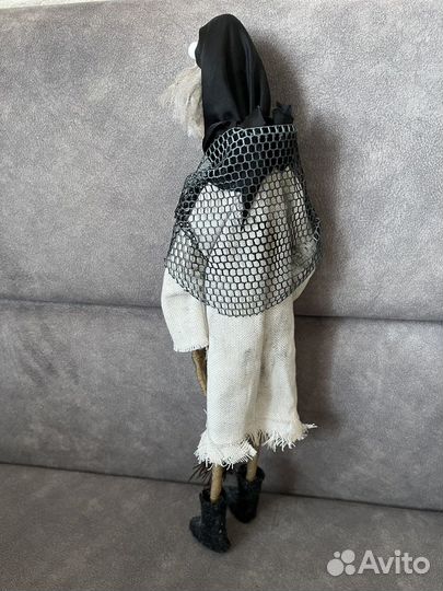 Кукла текстильная Баба яга и Кузя