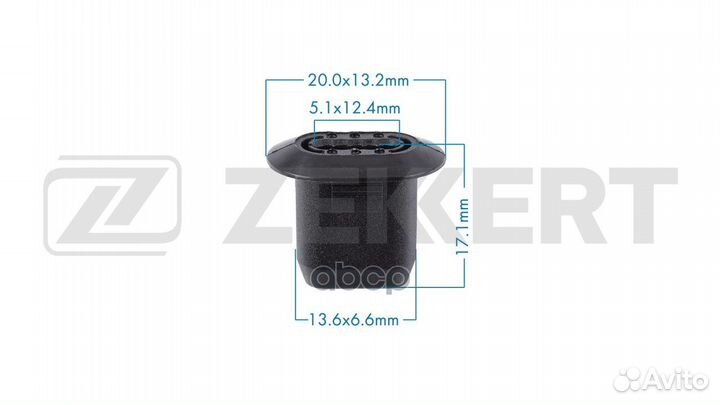 Клипса крепёжная Alfa Romeo Citroen Fiat Ive