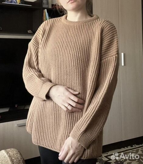 Свободный свитер женский оверсайз