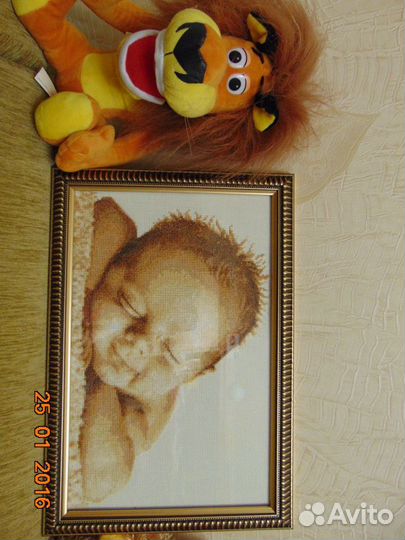 Картина, вышитая крестом - 