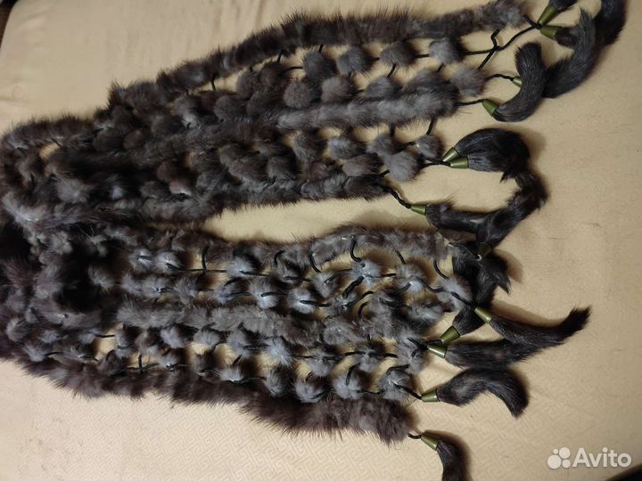 Шарф норковый