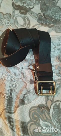 Ремень офицерский кожаный