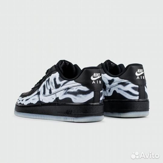 Кроссовки Nike Air Force 1 Low Skeleton Black (арт. 25109)