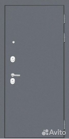 Дверь входная с зеркалом 2 цилиндровых замка