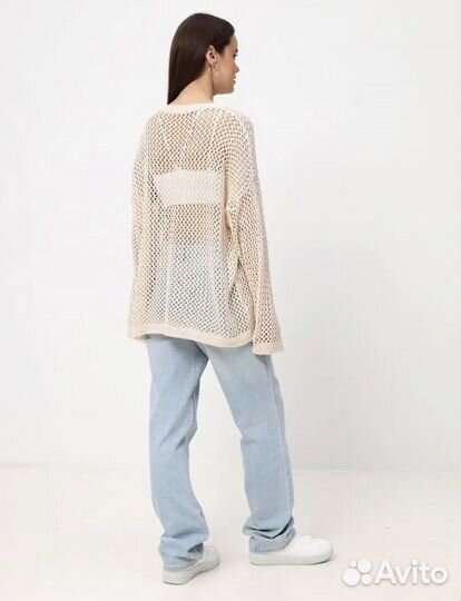 Сетка кофта белая y2k