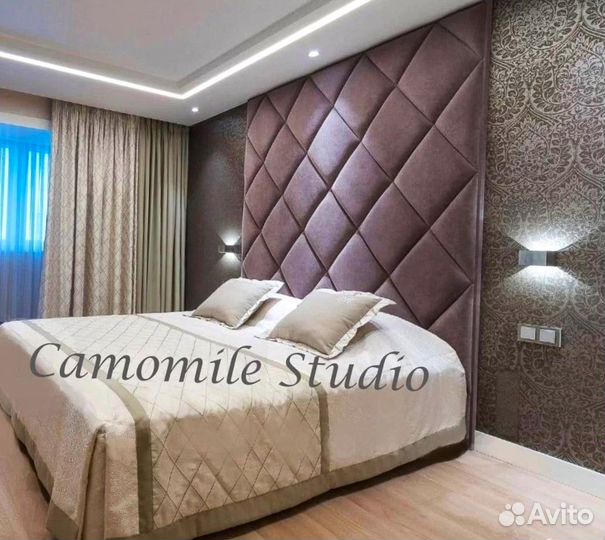 Стеновая панель кровать