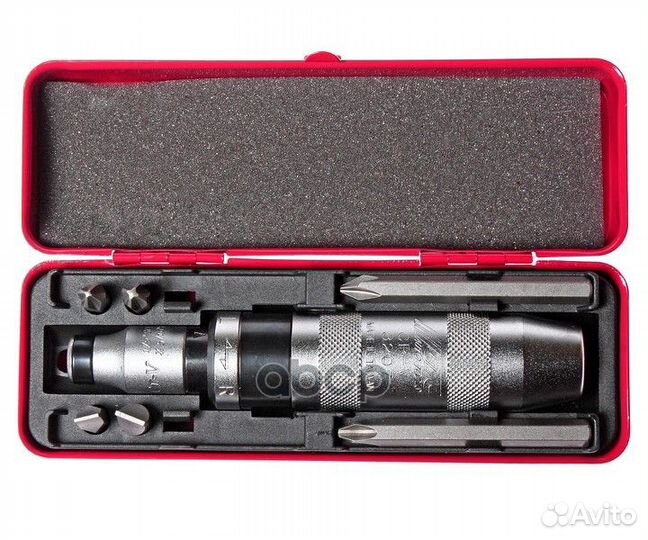 Отвертка ударная с битами в комплекте (6шт) JTC