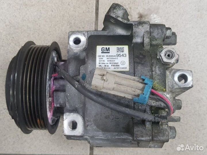 Компрессор кондиционера Opel Mokka A16XER 2015