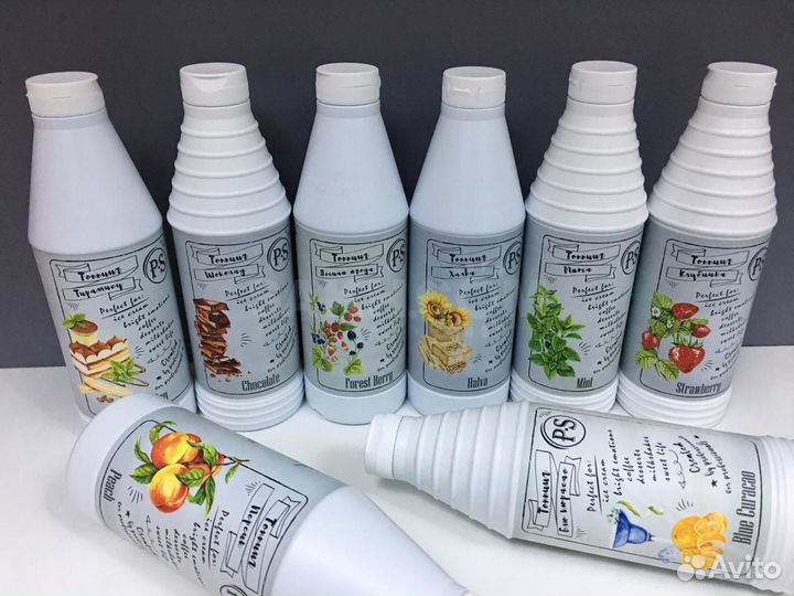 Сиропы, Пюре, Кордиалы, Топпинги