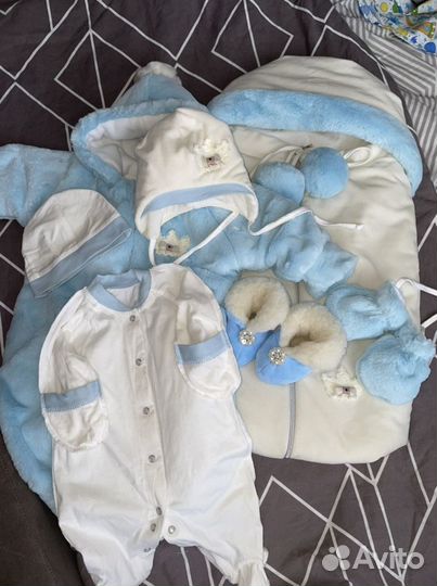 Комплект на выписку для мальчика