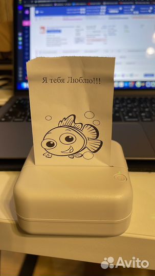 Портативный мини принтер