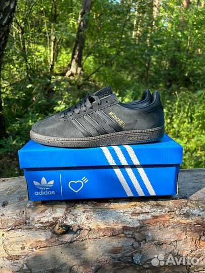 Кроссовки adidas munchen graphite grey 41-45