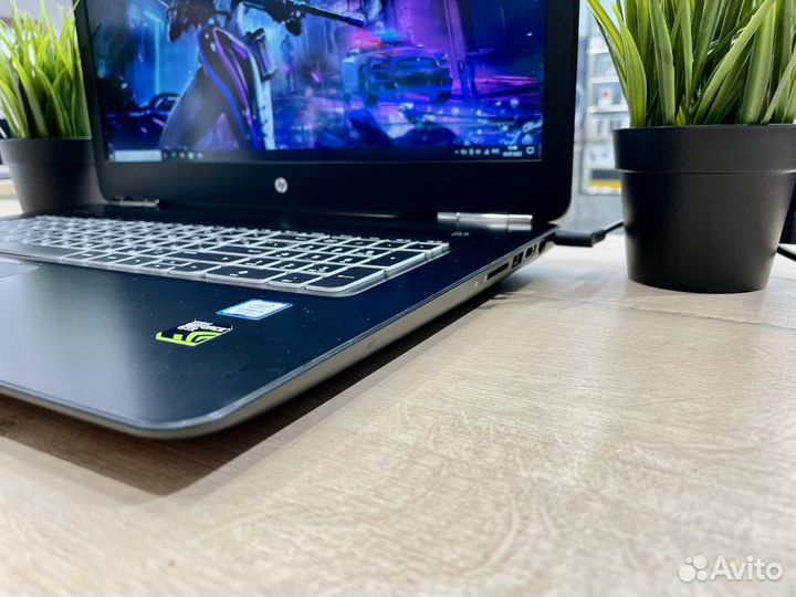 Игровой ноутбук HP I5 / 12Gb /GTX 1050Ti