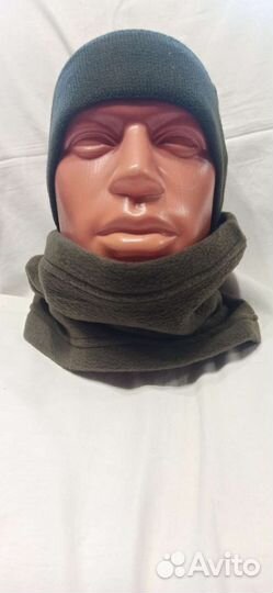 Шапка+шарф, новые военные